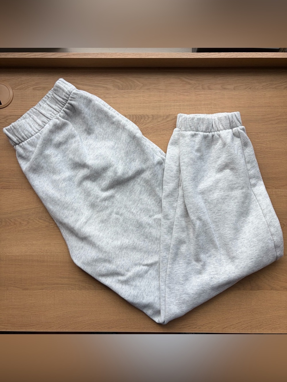 Hollister Light Gray Women’s Fleece Joggers - Picture 1 of 5